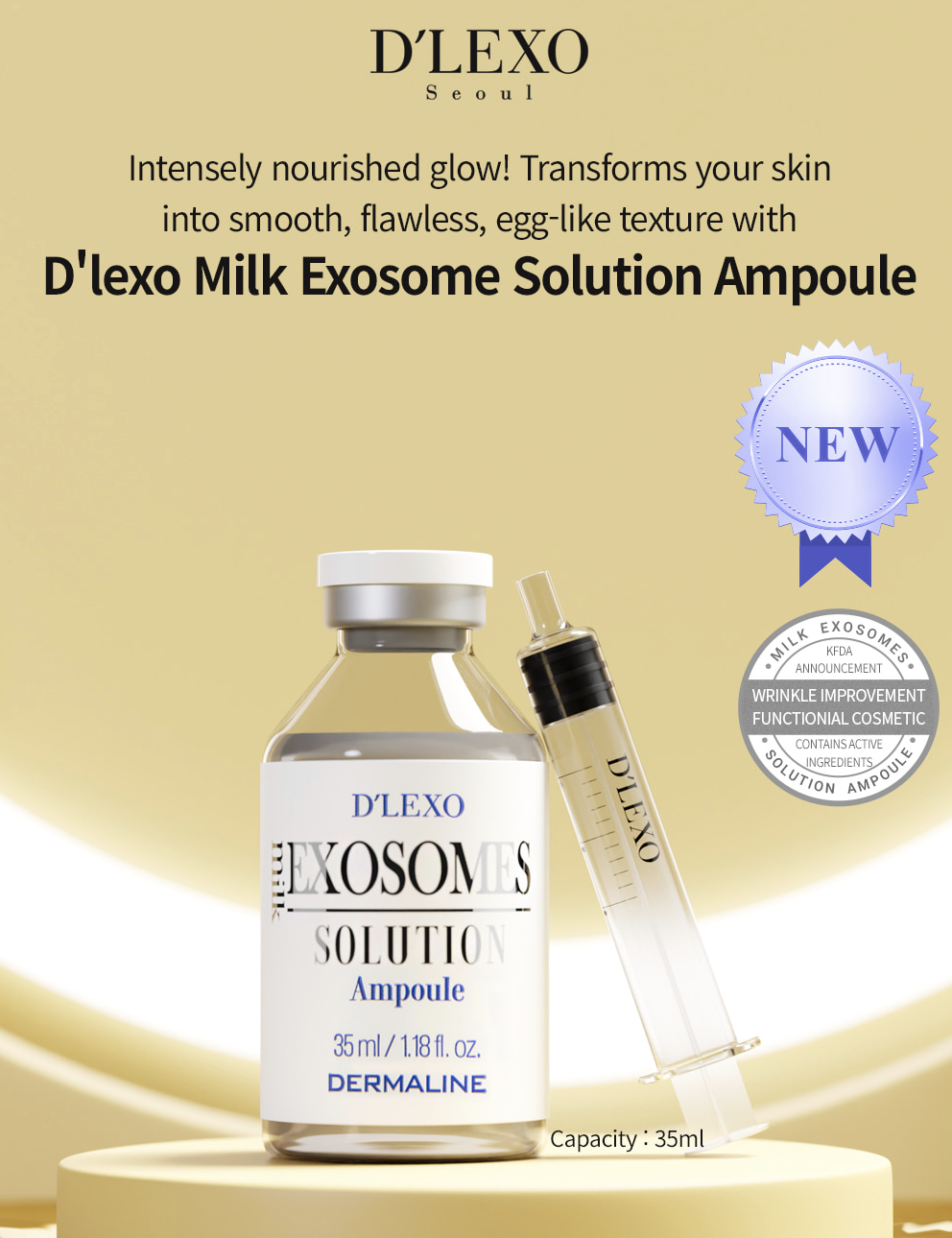 Dermaline milk exosome solution ampoule Dermaline milk exosome solution ampoule