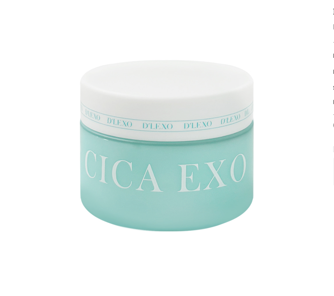 Dermaline D'LEXO Cica Exo Comforting Cream Dermaline D'LEXO Cica Exo Comforting Cream